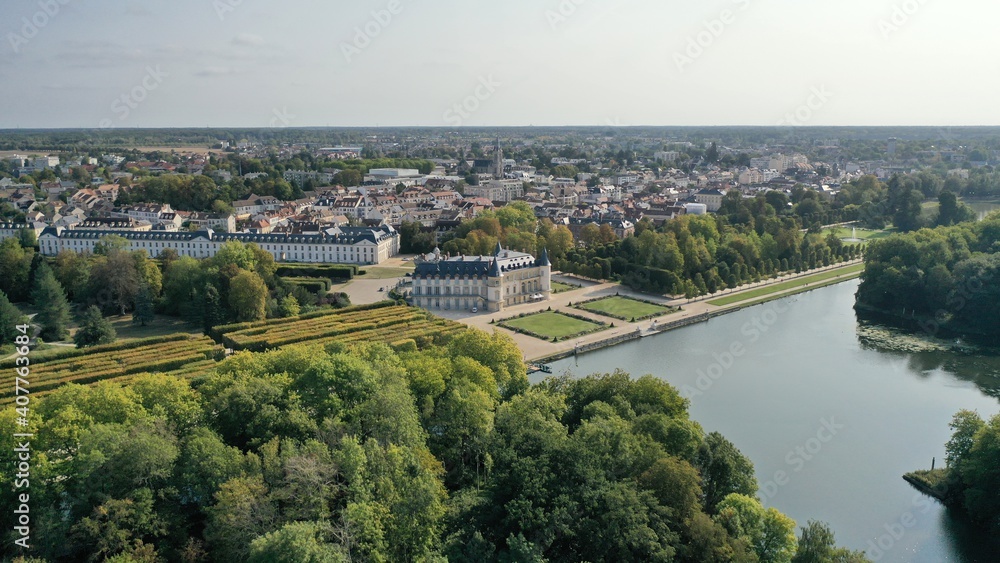 parc, forêt, château de Rambouillet dans les Yvelines (France)