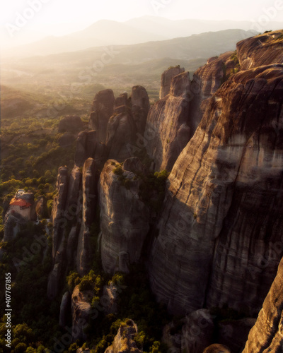 Meteora Landscape of Greece 