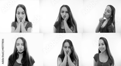 Young female expressing emotions! 
