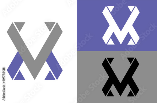 Logo Illustration Vector Graphic Of Letter M, Fit For Logo Company If Use Initial Letter M