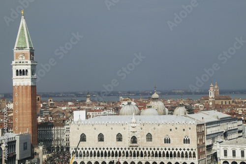Tableau sur toile The City of Venice in Italy, Europe