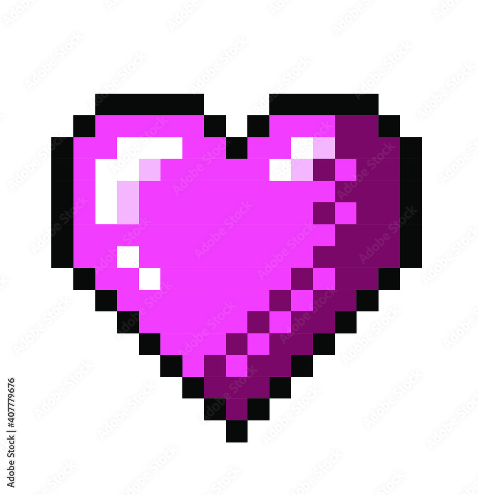 The heart shape symbol. Metaphorical or symbolic ideograph of love and affection.