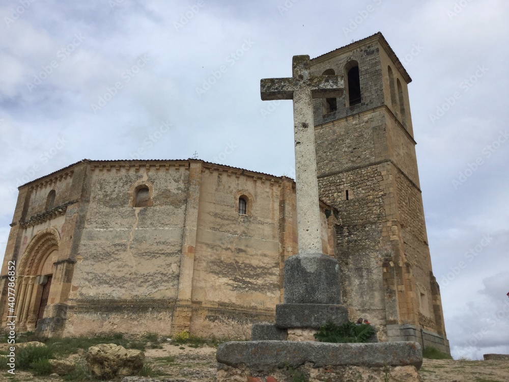 old roman church in Spain