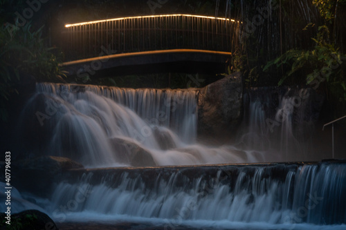 Tabacon Natural Hot Springs Bridge in La Fortuna, Costa Rica II