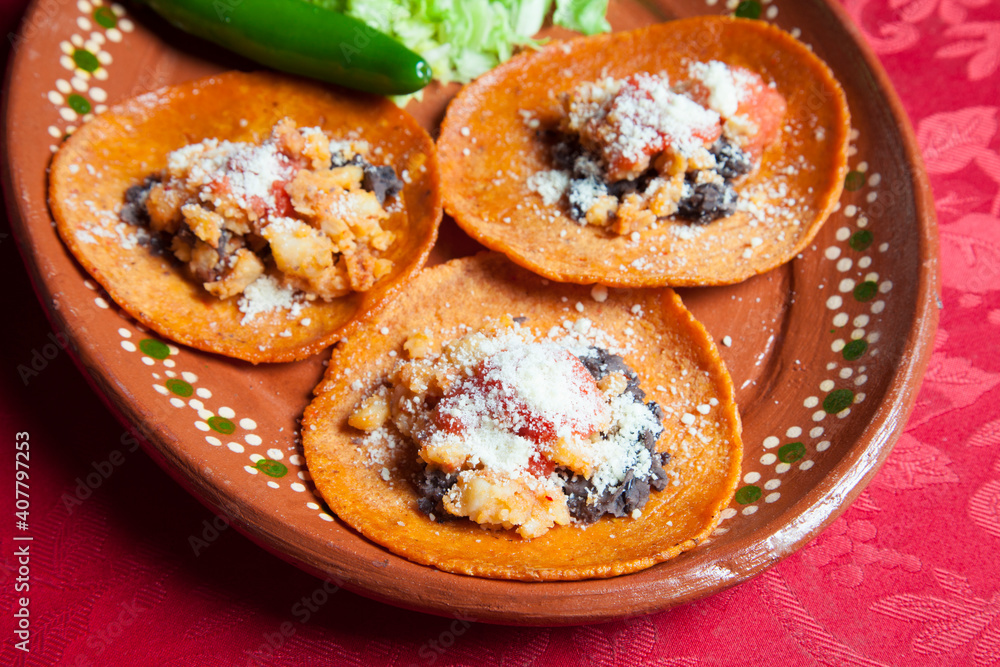 Enchiladas rioverdenses. Platillo típico de Rioverde, San Luis Potosí, México Enchiladas rioverdenses. Platillo típico de Rioverde, San Luis Potosí, México