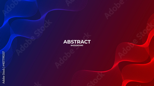 Modern wavy abstract background