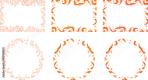 ファイアパターンフレーム　セット	