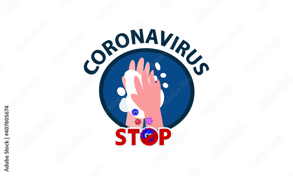 Washing hand for coronavirus prevention,COVID-19 prevention,Vector illustration. Washing hand for coronavirus prevention,COVID-19 prevention,Vector illustration.