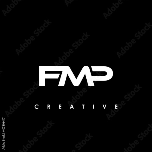 FMP Letter Initial Logo Design Template Vector Illustration photo