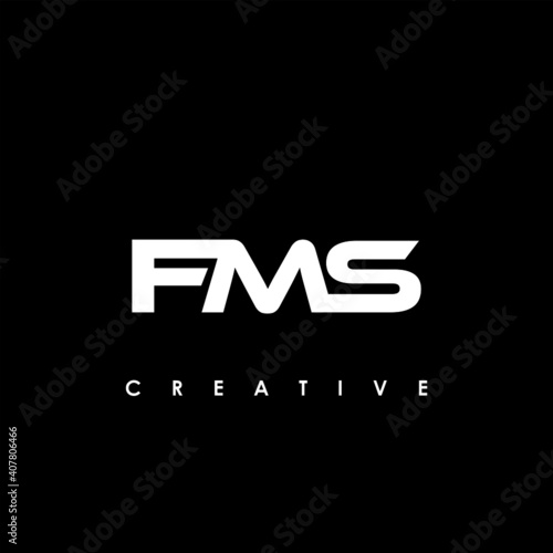 FMS Letter Initial Logo Design Template Vector Illustration