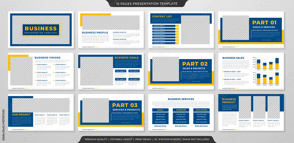 © Fuadi Alhusini - business presentation template with clean concept and minimalist style use for annual report and business profile