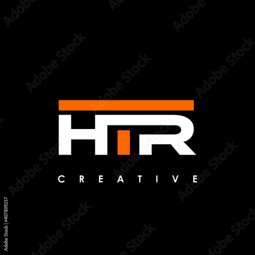 HTR Letter Initial Logo Design Template Vector Illustration photo