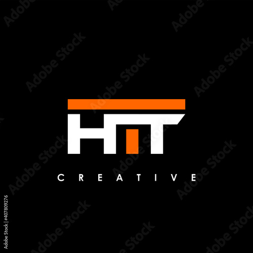 HTT Letter Initial Logo Design Template Vector Illustration