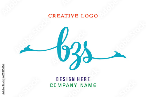 BZS lettering logo is simple, easy to understand and authoritative photo