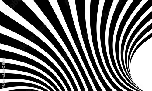 abstract background illustration black and white design pattern with optical illusion abstract geometrical part 2