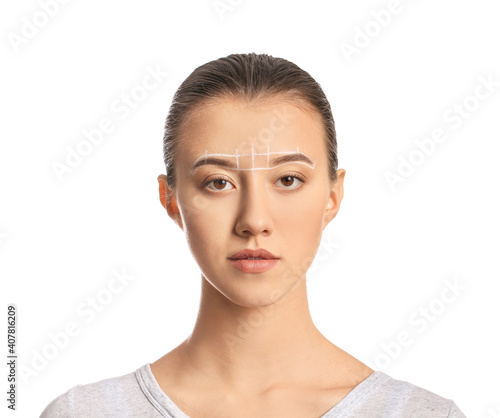 Beautiful young woman with ...