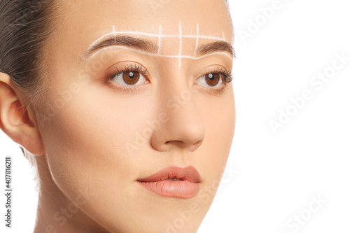 Beautiful young woman with ...