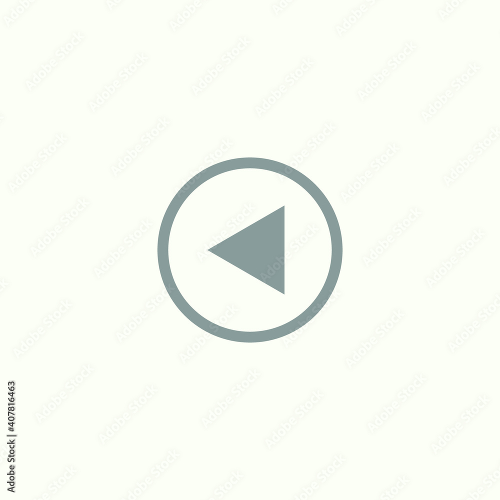 Play button icon in trendy flat style isolated on grey background. Play symbol for your web site design, logo, app, UI. Vector illustration Play button icon in trendy flat style isolated on grey background. Play symbol for your web site design, logo, app, UI. Vector illustration