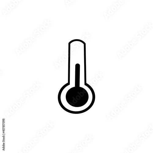 Vector illustration of temperature gauge symbol icon