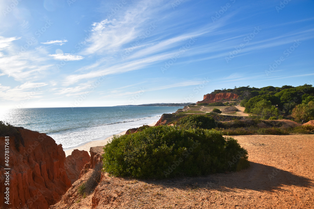 Der Blick auf das Meer, Portugal, Algarve