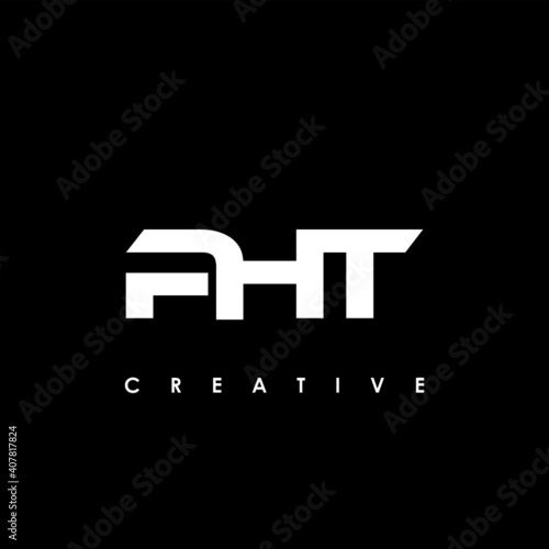 PHT Letter Initial Logo Design Template Vector Illustration
