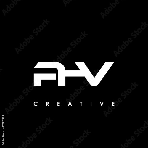 PHV Letter Initial Logo Design Template Vector Illustration