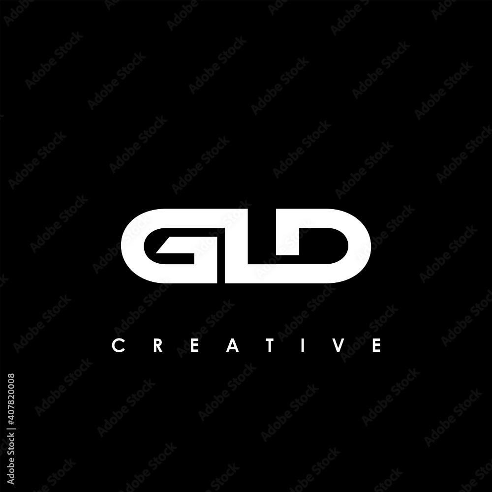 Fototapeta premium GLD Letter Initial Logo Design Template Vector Illustration