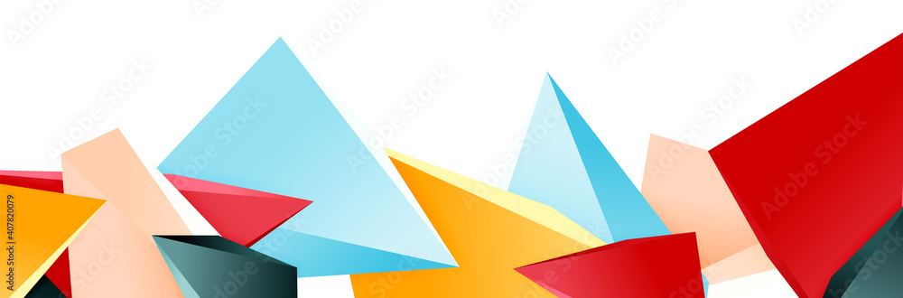 Triangle mosaic abstract background, 3d triangular low poly shapes. Geometric vector illustration for covers, banners, flyers and posters and other Triangle mosaic abstract background, 3d triangular low poly shapes. Geometric vector illustration for covers, banners, flyers and posters and other