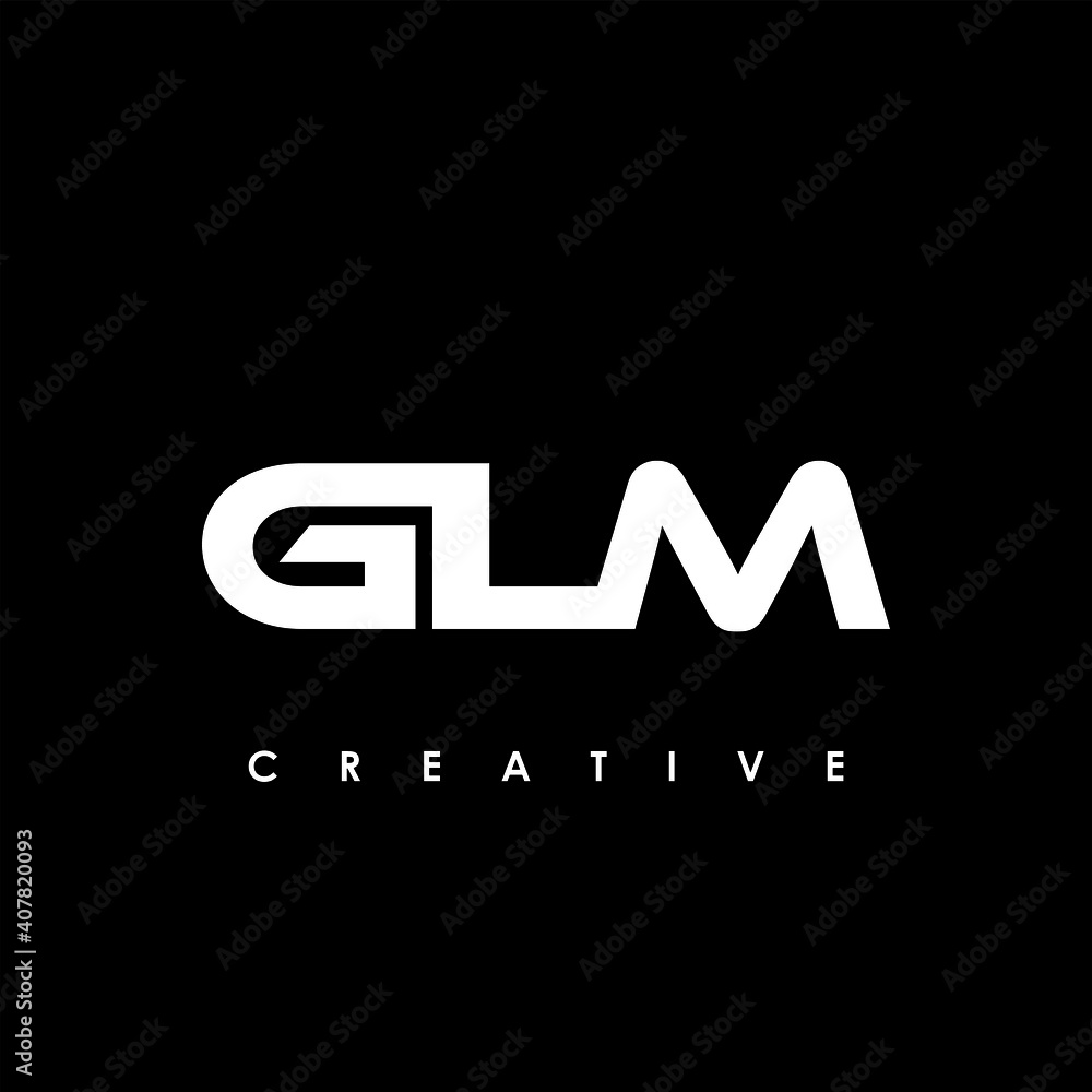 GLM Letter Initial Logo Design Template Vector Illustration