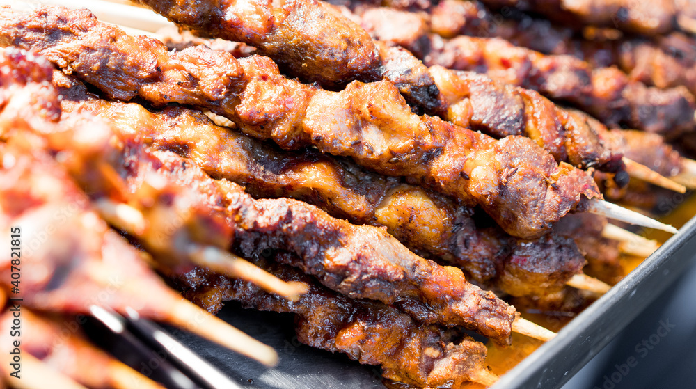 Chinese street barbecue kebab snacks Chinese street barbecue kebab snacks