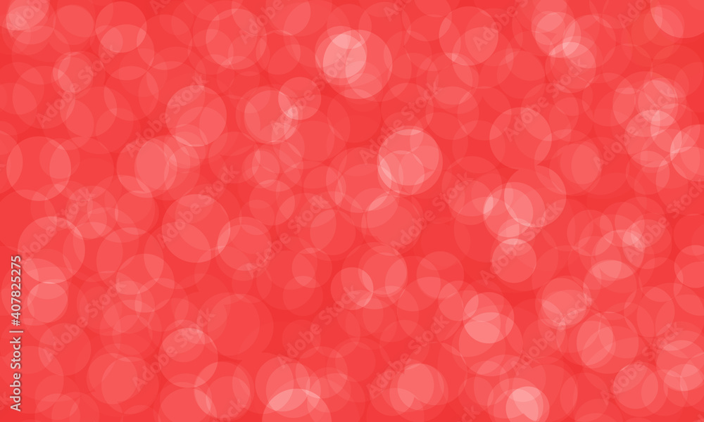 Abstract white bokeh on red background Abstract white bokeh on red background