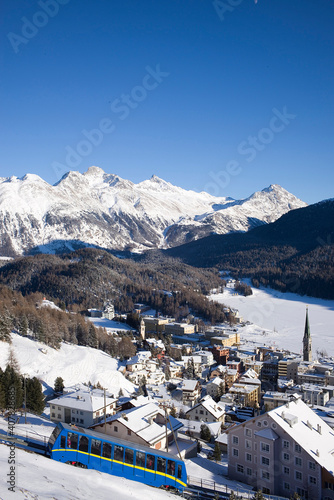 St.Moritz champagne climate in winter wonderland..