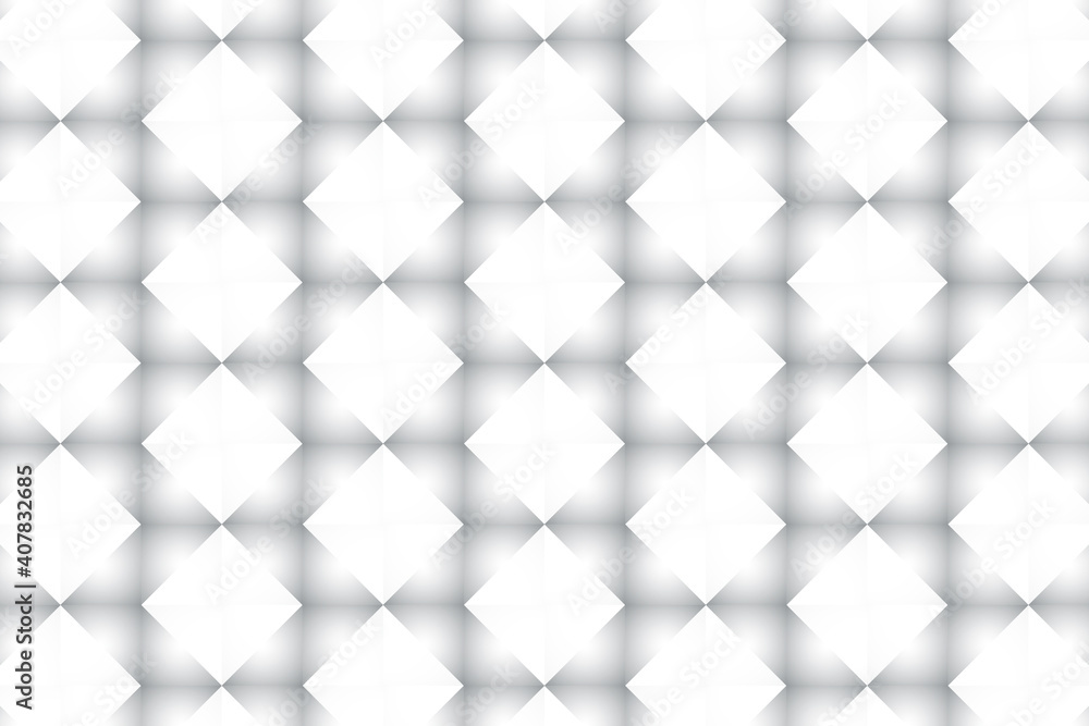 Fototapeta premium Abstract geometric white and gray color background. Vector, illustration.