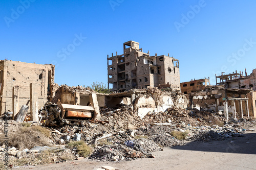 Dier Ez Zior city in Syria destroyed by ISIS in 2020 and daily life after 