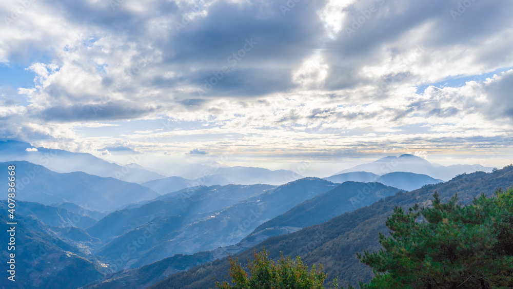 Beautiful scenery in the mountains of Taiwan 13