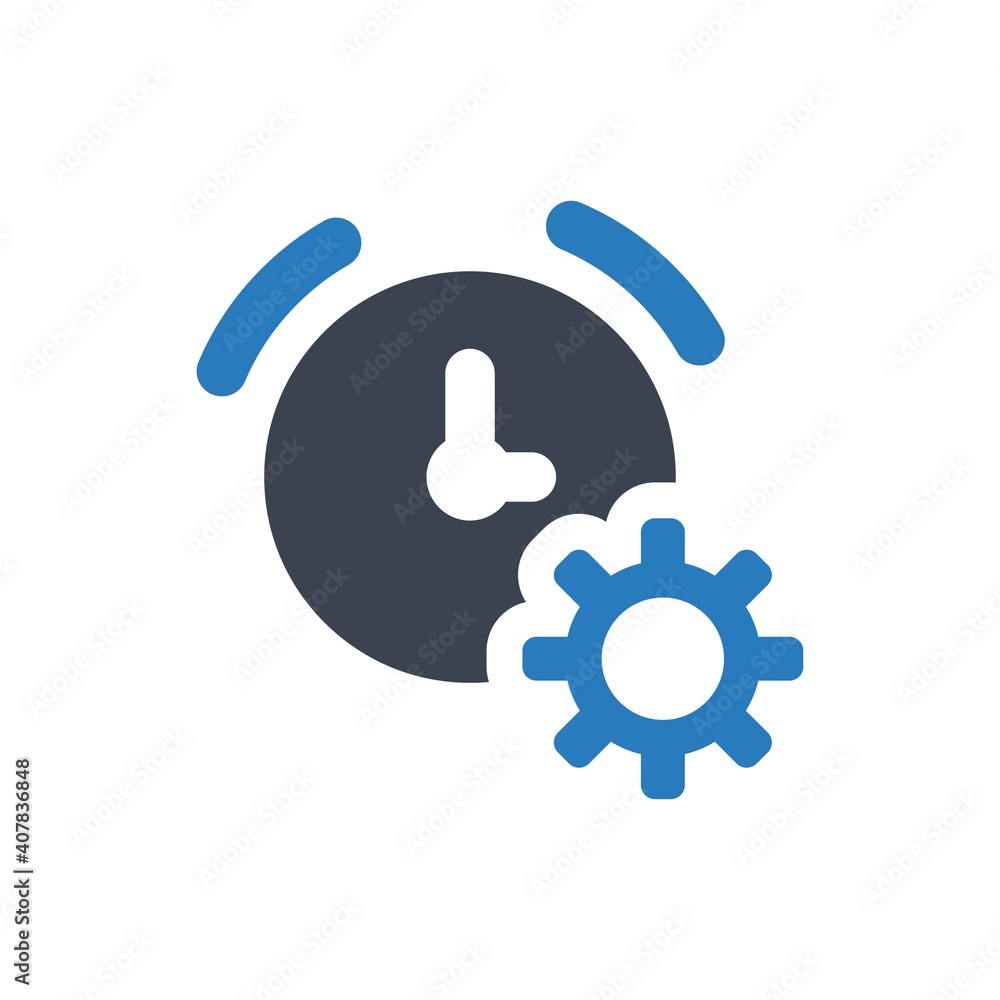 Alarm setting icon Alarm setting icon