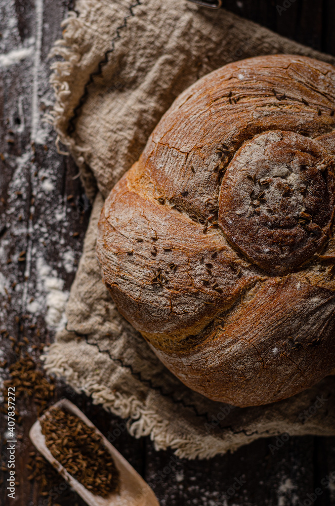 Homemade rustic bread Homemade rustic bread