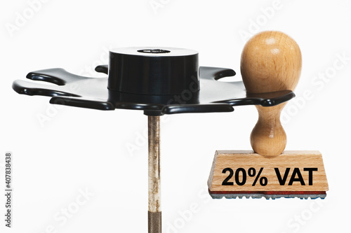 stamp 20 percent VAT