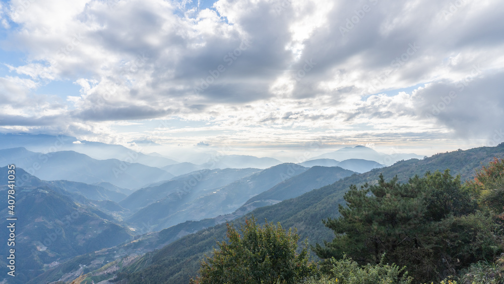 Fototapeta premium Taiwan's beautiful alpine scenery 59