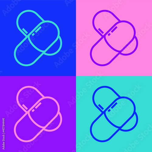 Pop art line Sports nutrition bodybuilding proteine power drink and food icon isolated on color background. Vector.