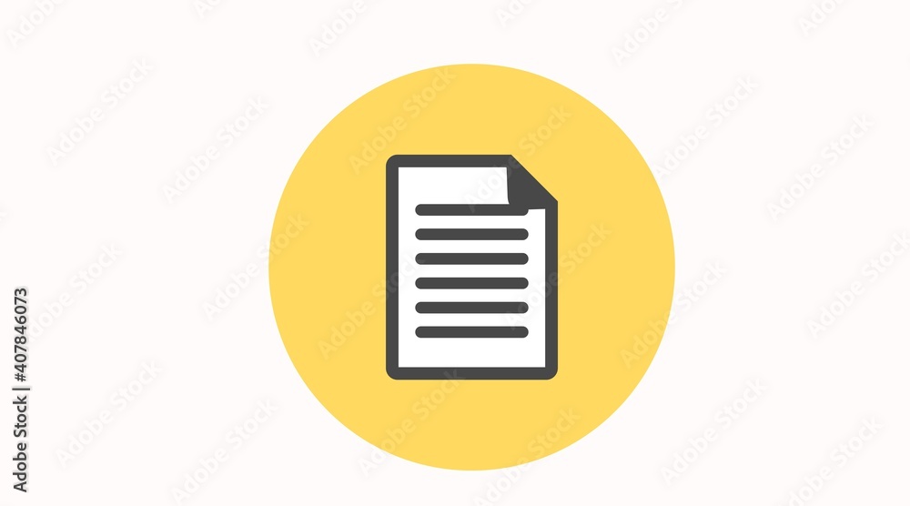 Vector Isolated Illustration of a Document or a File. File Icon Vector Isolated Illustration of a Document or a File. File Icon