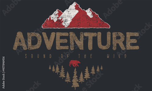 Sound of the Wild Vector Design For t-shirt