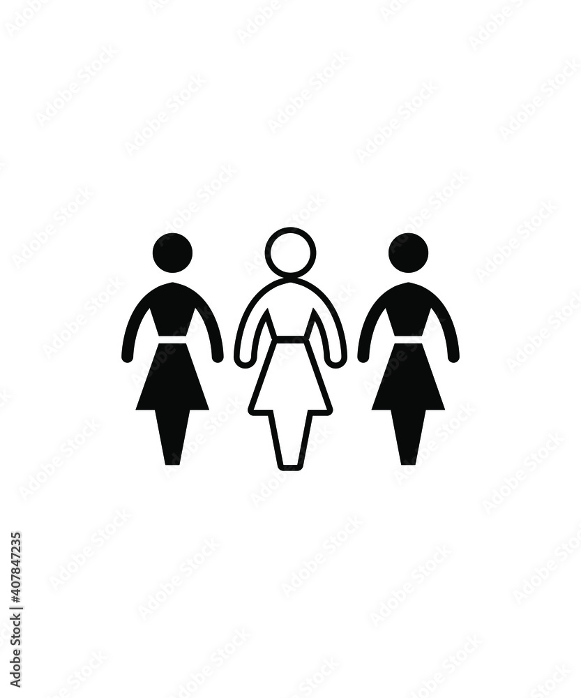 woman icon,vector best flat icon. woman icon,vector best flat icon.