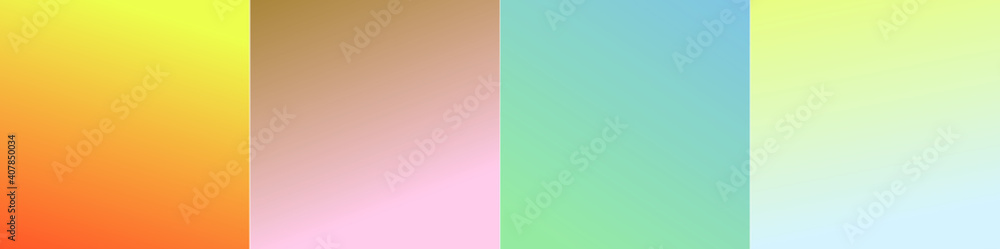 Set of vector gentle pastel simple trendy gradients. 2021 collection of modern colors. Palette for decoration and design. Isolated palettes. Stretching color. Blue, green, yellow, beige, pink, mint. Set of vector gentle pastel simple trendy gradients. 2021 collection of modern colors. Palette for decoration and design. Isolated palettes. Stretching color. Blue, green, yellow, beige, pink, mint.