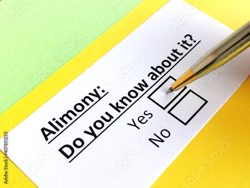 Questionnaire about family law