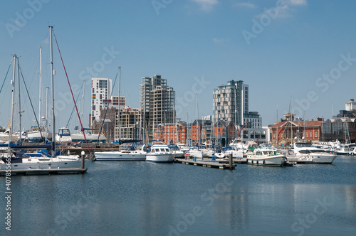 Obraz na plátně Ipswich waterfront