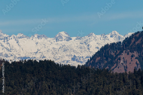 Various views of the Dhauladar Mountains