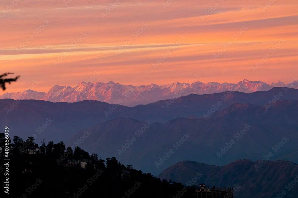 Various views of the Dhauladar Mountains Various views of the Dhauladar Mountains