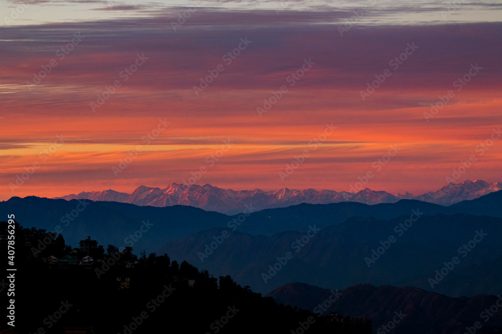 Various views of the Dhauladar Mountains Various views of the Dhauladar Mountains