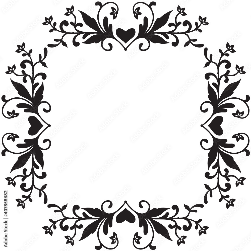 Floral frame